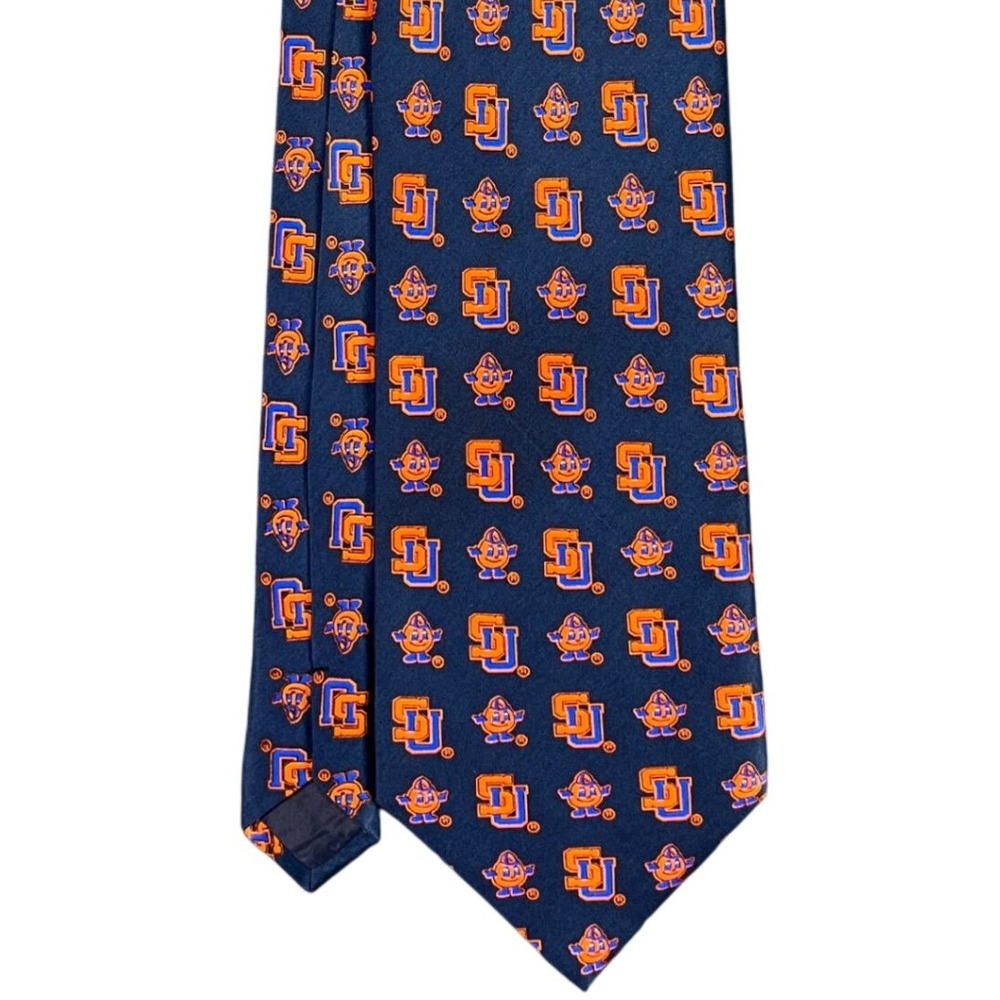 Syracuse University Academia Necktie Men 56" Otto Mascot Game Day College Formal